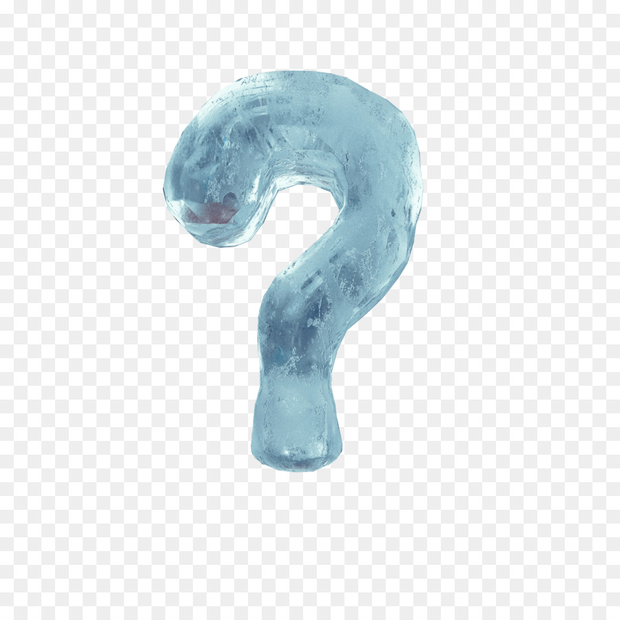 Question mark Blue - Blue ice question mark png download - 3000*3000 - Free Transparent Question Mark png Download.