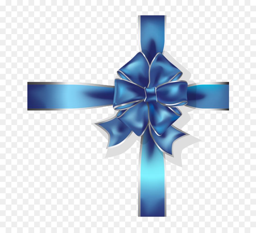 Blue ribbon Gift - Blue Ribbon png download - 1300*1179 - Free Transparent Ribbon png Download.