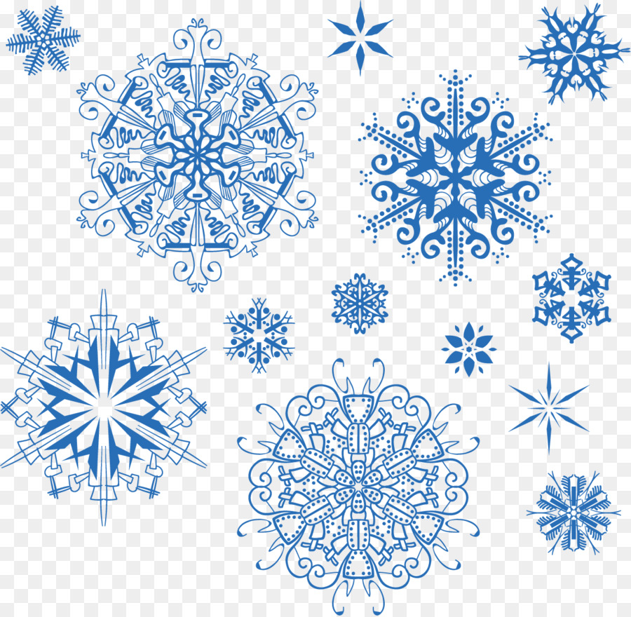 Snowflake Blue Pattern - Creative winter snow png download - 1212*1183 - Free Transparent Snowflake png Download.