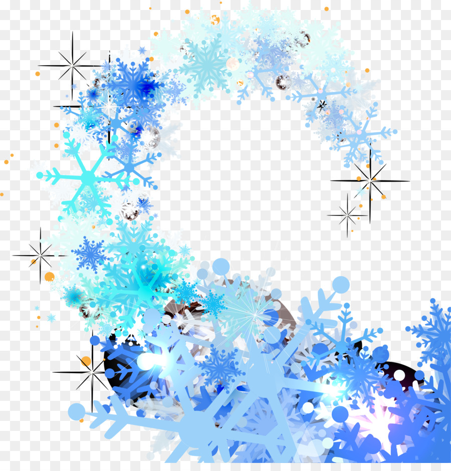 Snowflake Blue Adobe Illustrator - Blue snowflake floating png download - 2140*2196 - Free Transparent Snowflake png Download.