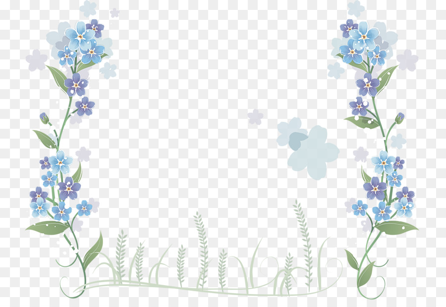 Flower Wreath Floral design Blue - flower png download - 800*617 - Free Transparent Flower png Download.