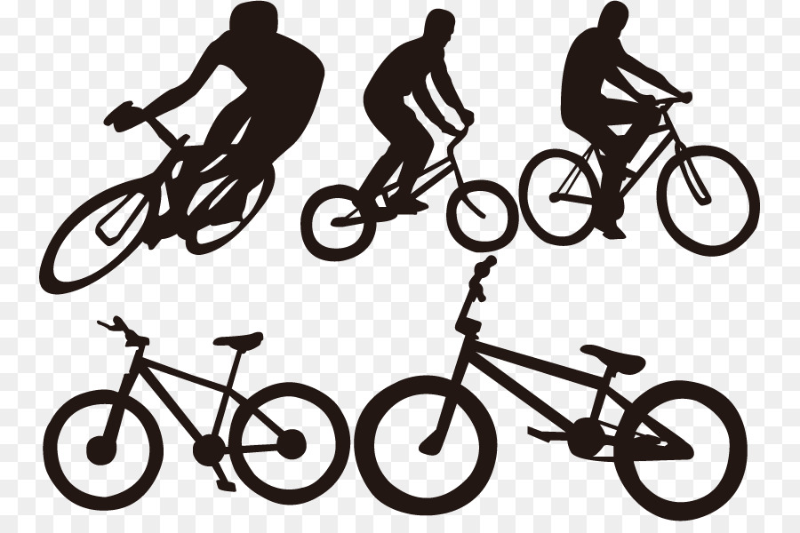Bicycle Cycling Silhouette - Cycling and bike silhouette png download - 811*587 - Free Transparent Bicycle png Download.