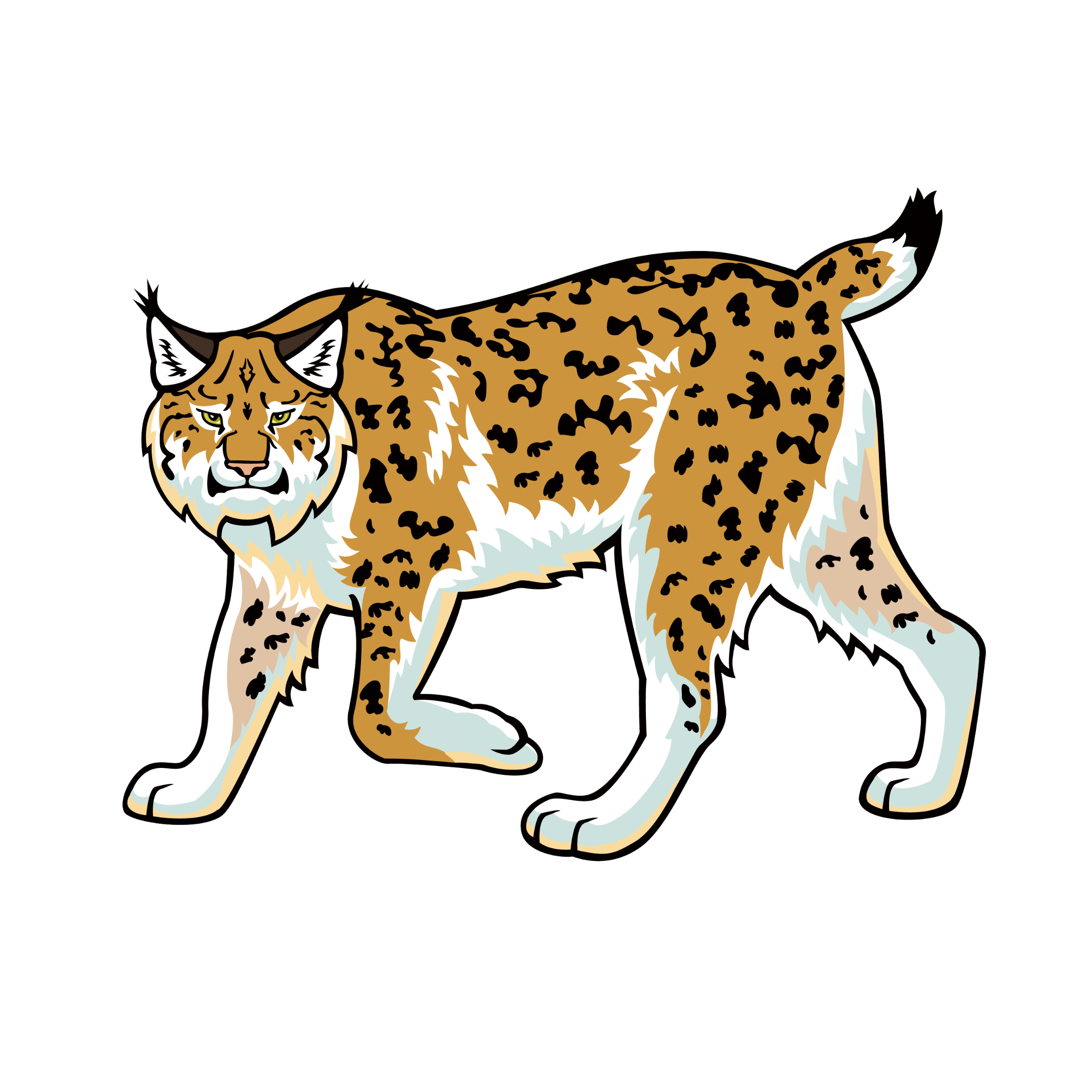 Bobcat Clipart Logo