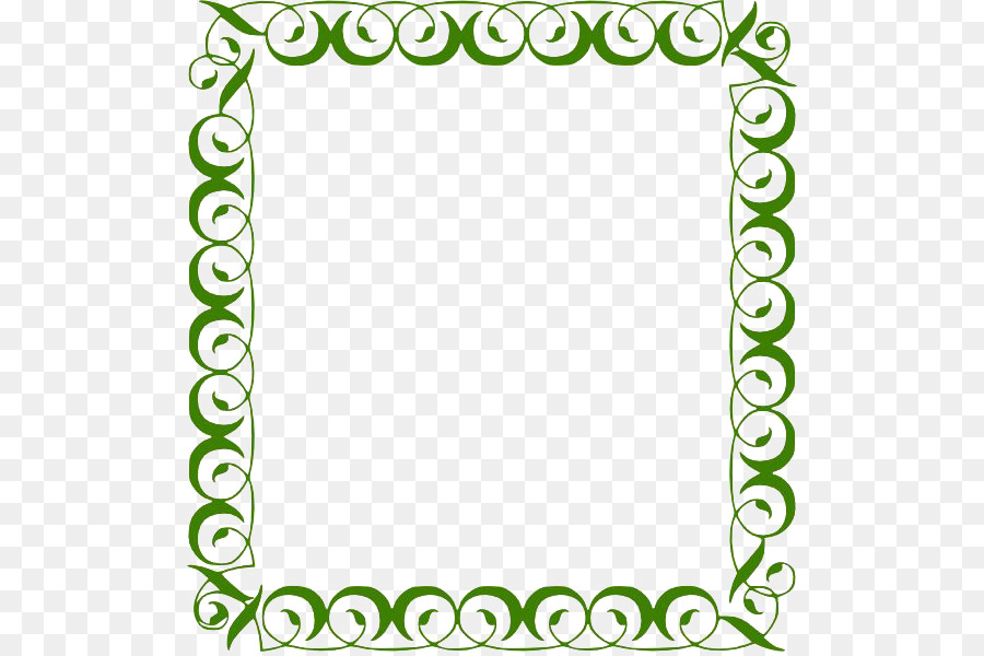 Teal Scalable Vector Graphics Clip art - Lime Border Frame Transparent Background png download - 558*596 - Free Transparent Decorative Borders png Download.