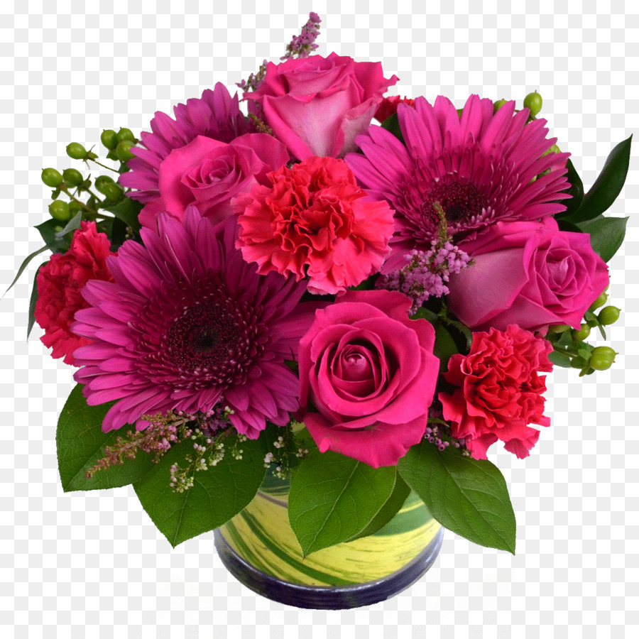 Flower bouquet Floral design Cut flowers Rose - pink flower png download - 1024*1024 - Free Transparent Flower png Download.