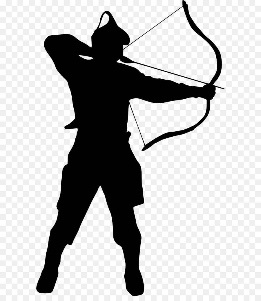 Silhouette Clip art - archer png download - 650*1024 - Free Transparent Silhouette png Download.