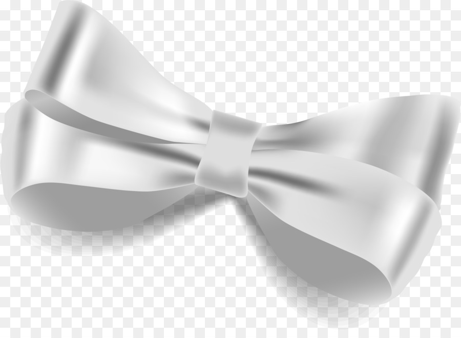 Bow tie Butterfly White Ribbon - Beautiful white bow tie png download - 3001*2171 - Free Transparent Bow Tie png Download.