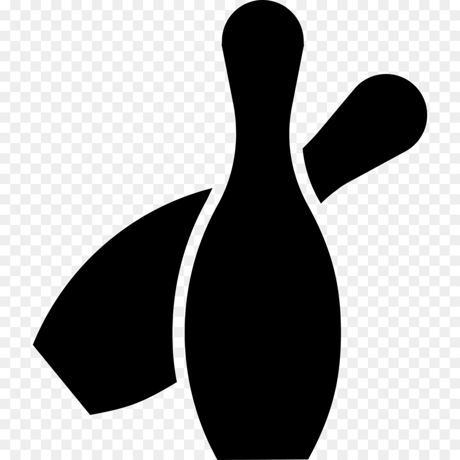 Silhouette Bowling pin Clip art - Silhouette sport png download - 929* ...