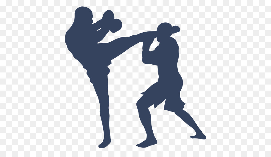 Kickboxing Silhouette - Boxing png download - 512*512 - Free Transparent Boxing png Download.