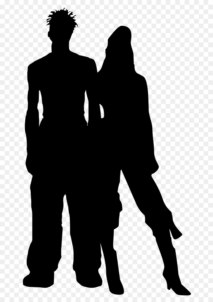 Silhouette couple Computer Icons - Silhouette png download - 766*1280 - Free Transparent Silhouette png Download.