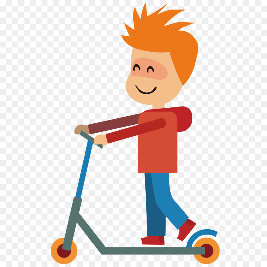 Kick scooter Clip art - Scooter boy png download - 1500*1500 - Free Transparent Scooter png Download.