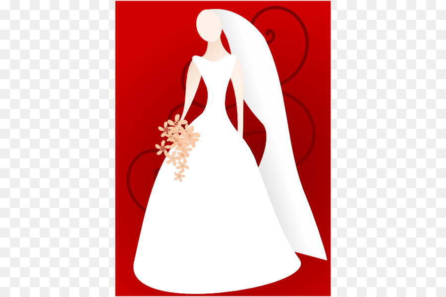 Wedding invitation Bridegroom Bridal shower Clip art - Bride Cliparts png download - 438*600 - Free Transparent Wedding Invitation png Download.