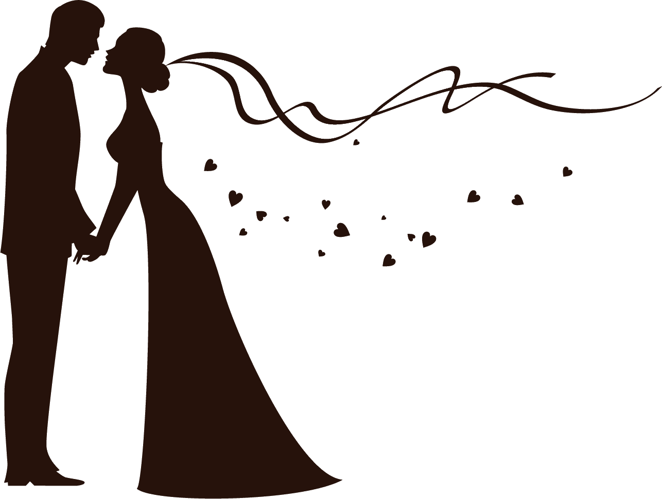 Wedding couple clipart png hd images free