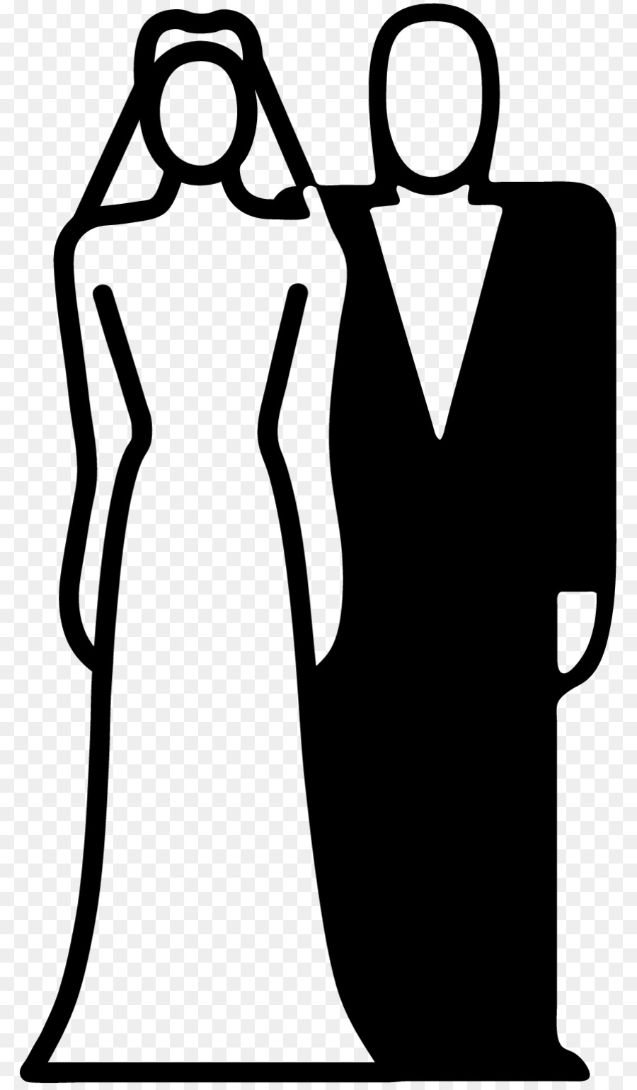 Silhouette Woman Bride Clip art - bride free vector material png download - 850*1531 - Free Transparent Silhouette png Download.