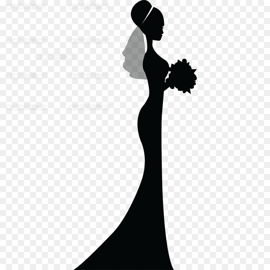 Silhouette Bridegroom Bridesmaid Wedding - Silhouette png download - 1181*1181 - Free Transparent Silhouette png Download.