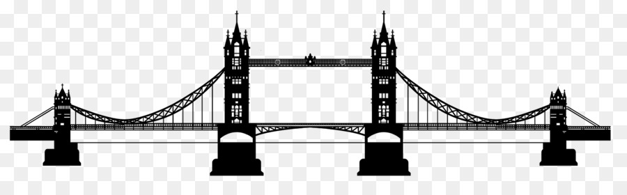Tower Bridge Wall decal Clip art - bridge png download - 1600*470 - Free Transparent Tower Bridge png Download.