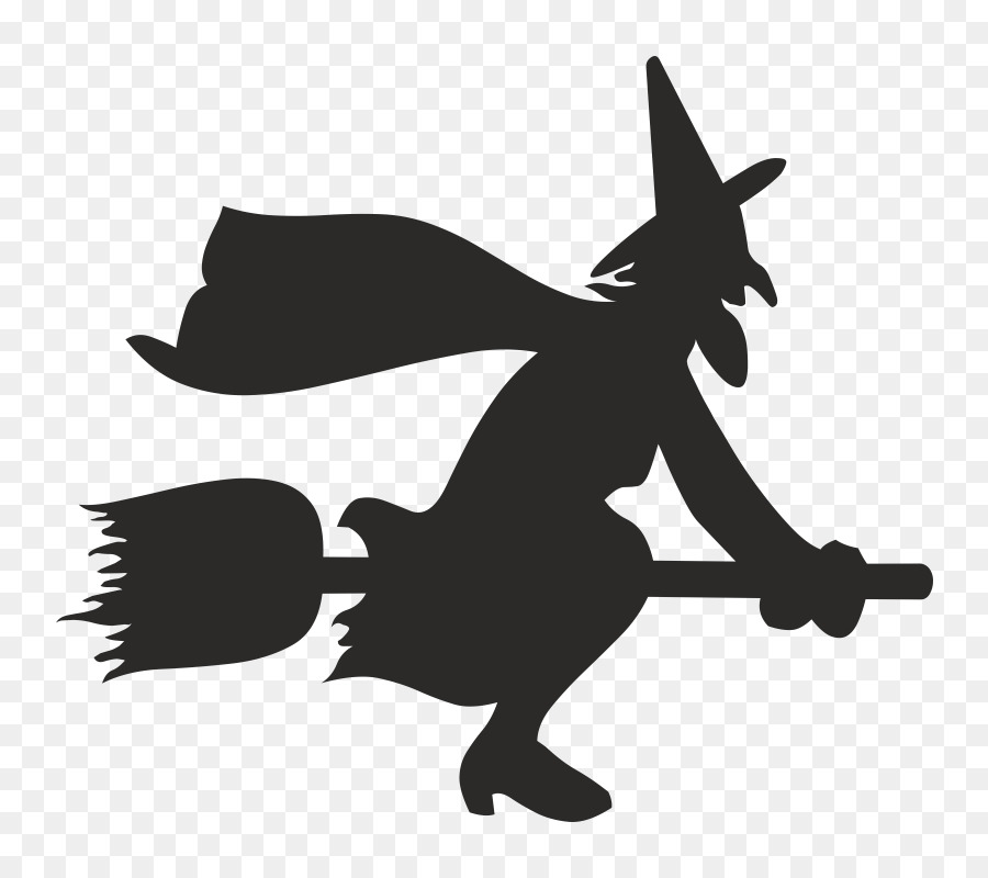 Witchcraft Broom Silhouette - Silhouette png download - 800*800 - Free Transparent Witchcraft png Download.
