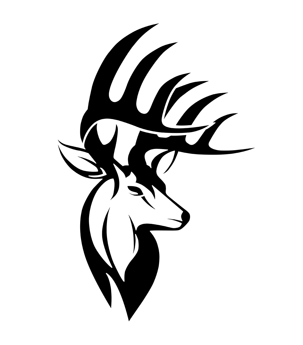Decal White-tailed deer Logo Milwaukee Bucks - deer png ...