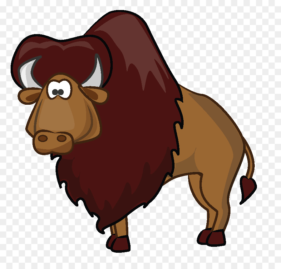 American bison Cartoon Clip art - buffalo png download - 850*850 - Free Transparent American Bison png Download.