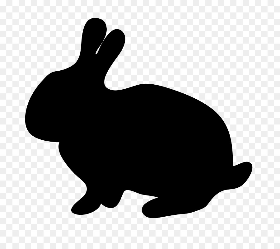Easter Bunny Hare Rabbit Silhouette Clip art - Bunny Silhouette png download - 800*800 - Free Transparent Easter Bunny png Download.