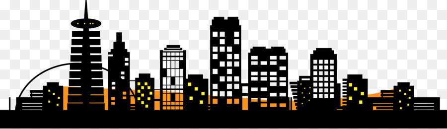 City Silhouette Skyline Clip art - Vector City png download - 2505*721 - Free Transparent City png Download.