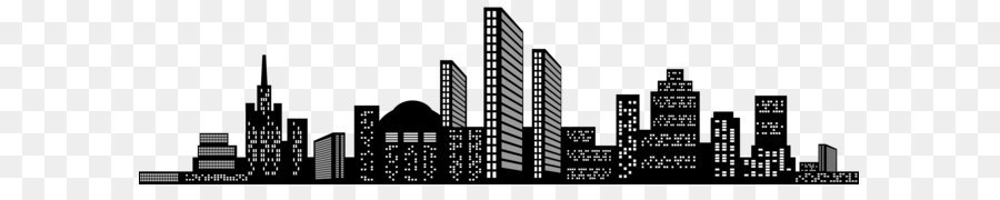 Cityscape Skyline Icon Clip art - Cityscape Silhouette Clip Art PNG Image png download - 8000*2049 - Free Transparent Cityscape png Download.