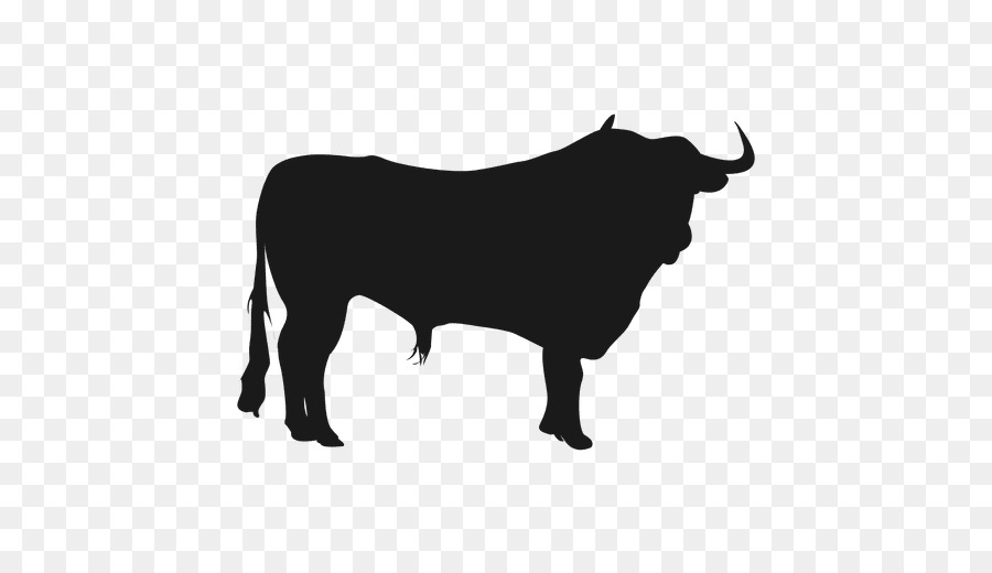 Cattle Bull Vector graphics Silhouette Illustration - bull png download - 512*512 - Free Transparent Cattle png Download.