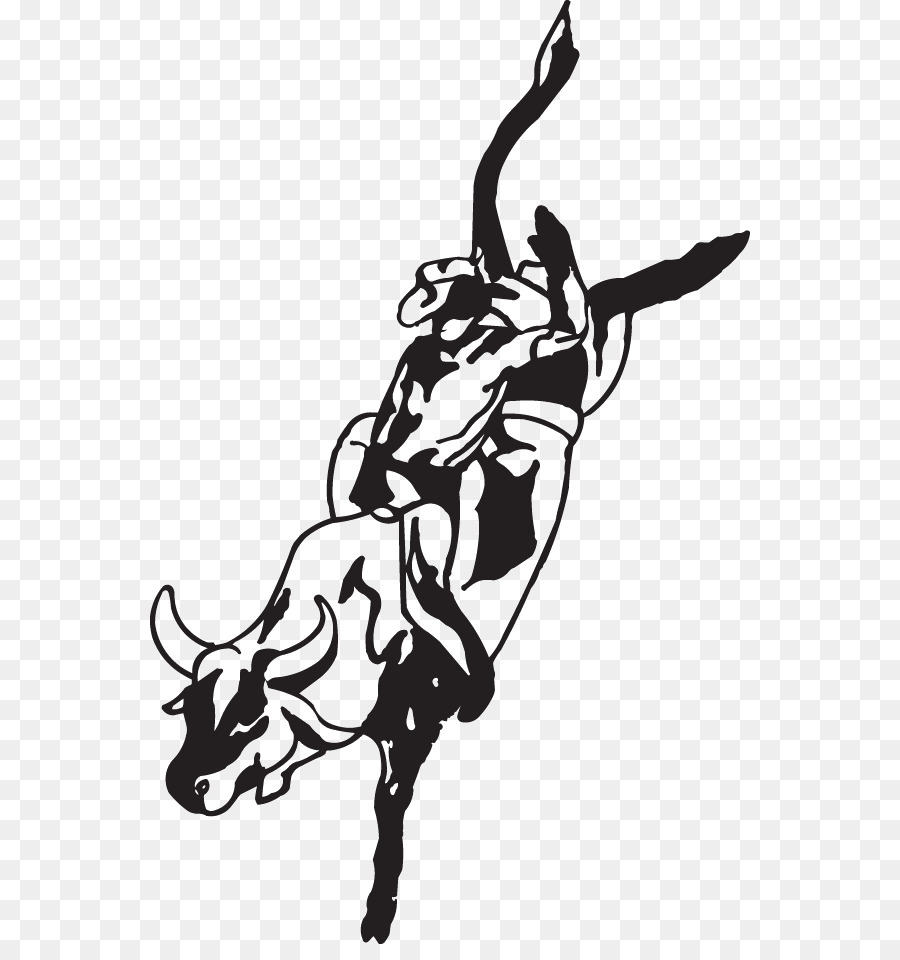 Horse Bull riding Decal Sticker - horse png download - 600*944 - Free Transparent Horse png Download.