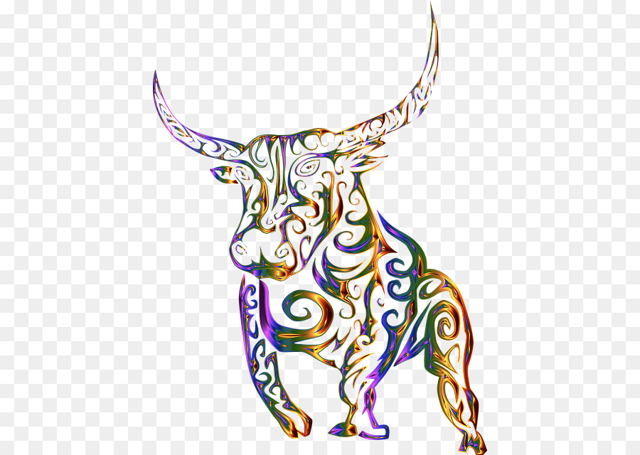 Tattoo Clip art Bull Texas Longhorn Vector graphics - bull drawing png transparent png download - 470*640 - Free Transparent Tattoo png Download.