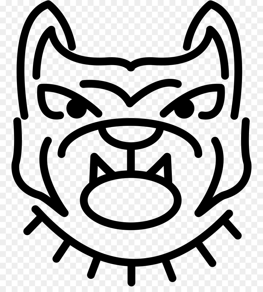 Bulldog Computer Icons Clip art - face Outline png download - 822*981 - Free Transparent  Bulldog png Download.