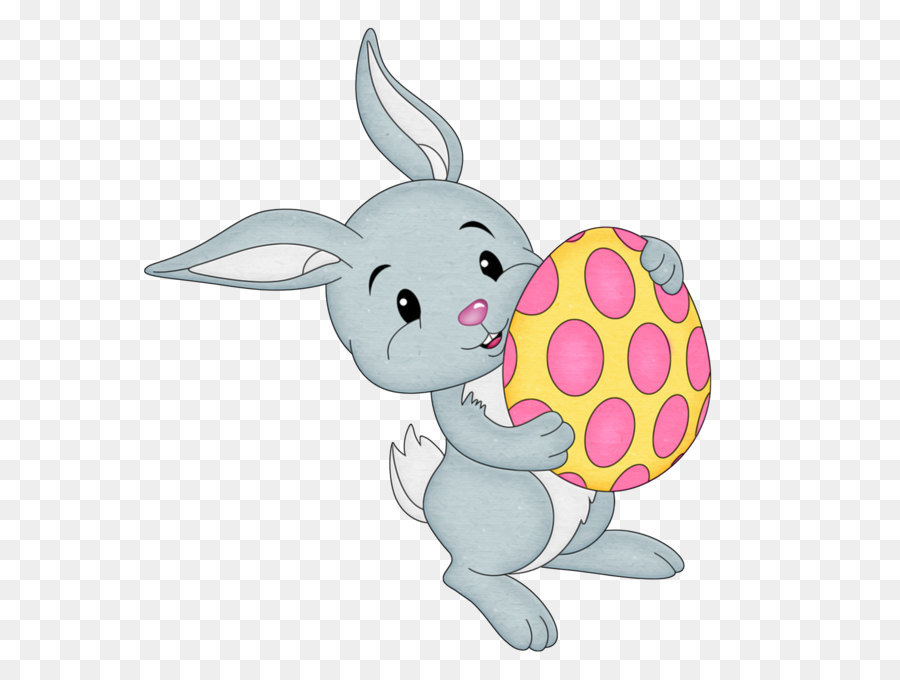 Easter Bunny Clip art - Easter Bunny with Yellow Egg Transparent PNG Clipart png download - 1252*1307 - Free Transparent Easter Bunny png Download.