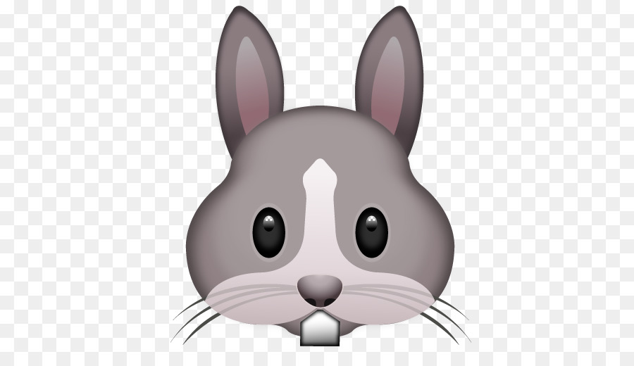 Emoji Clip art Emoticon Sticker Image - bunny emoji png rabbit face png download - 512*512 - Free Transparent Emoji png Download.