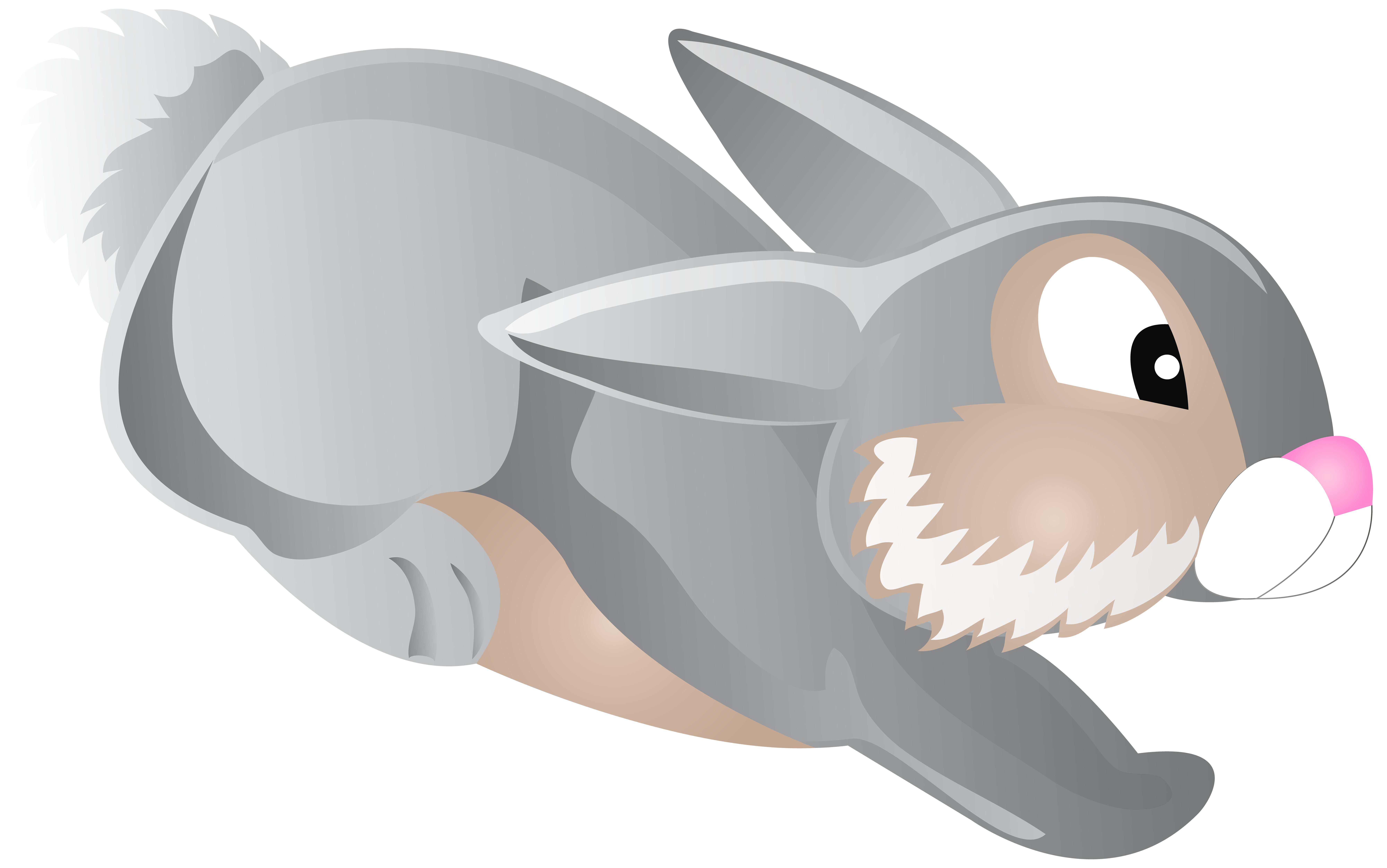 Rabbit Cartoon Clip art - Jumping Bunny Cartoon Transparent Clip Art ...