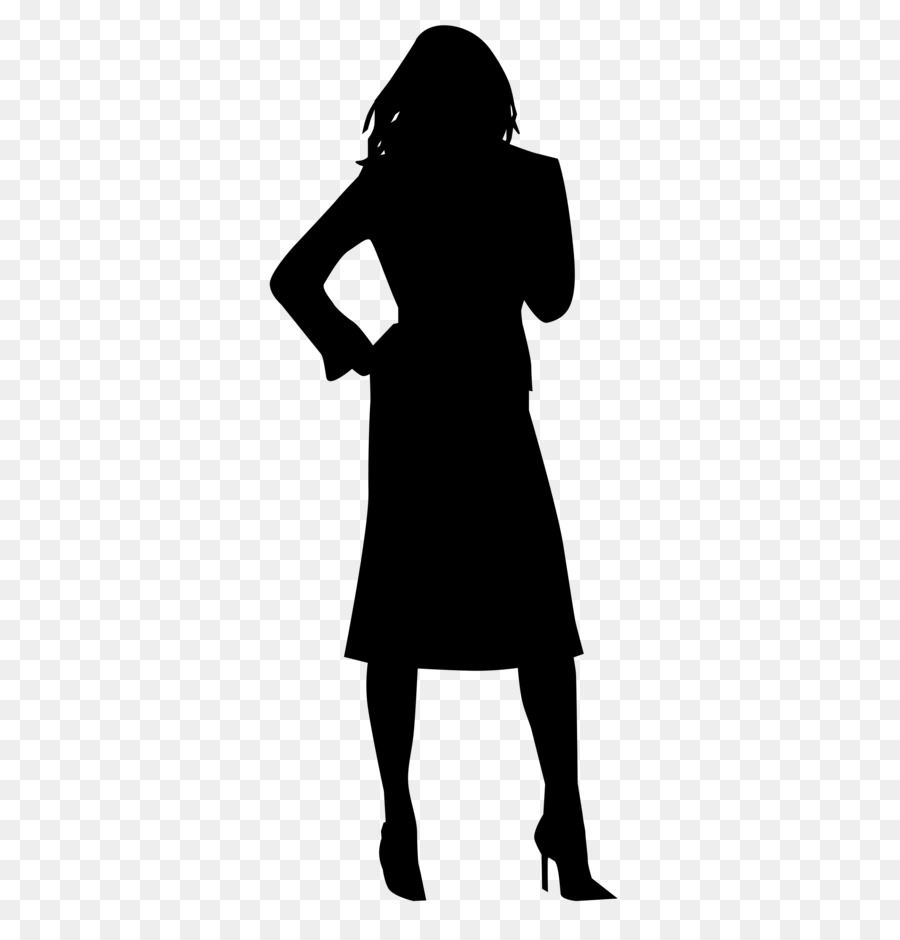 Silhouette Woman Clip art - Business Attire Cliparts png download - 400*940 - Free Transparent Silhouette png Download.