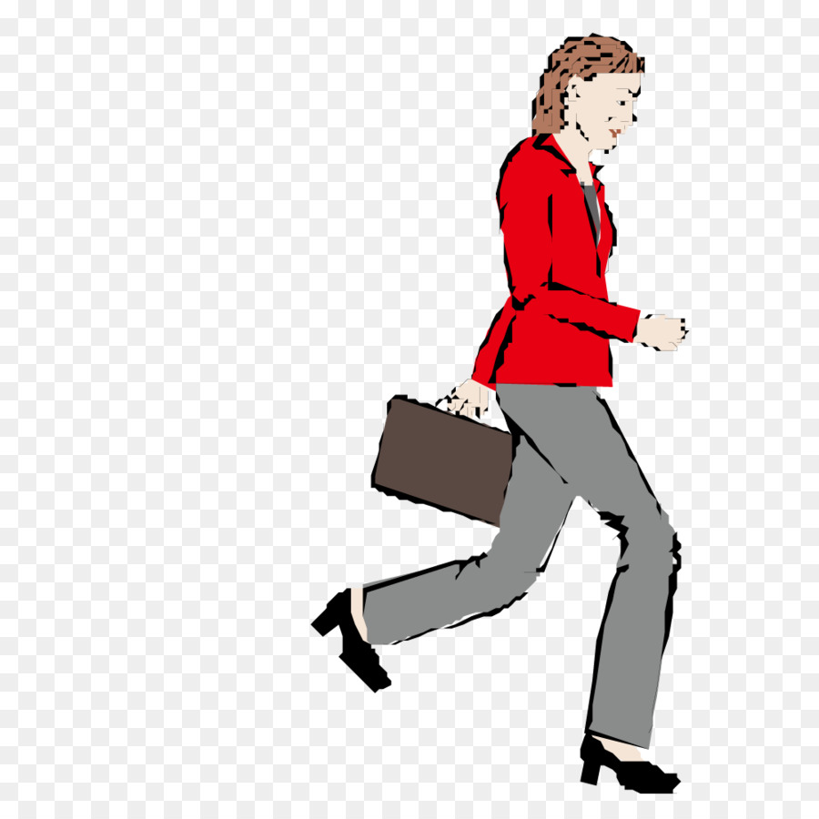 Woman Clip art - Running a business woman png download - 1001*1001 - Free Transparent Woman png Download.