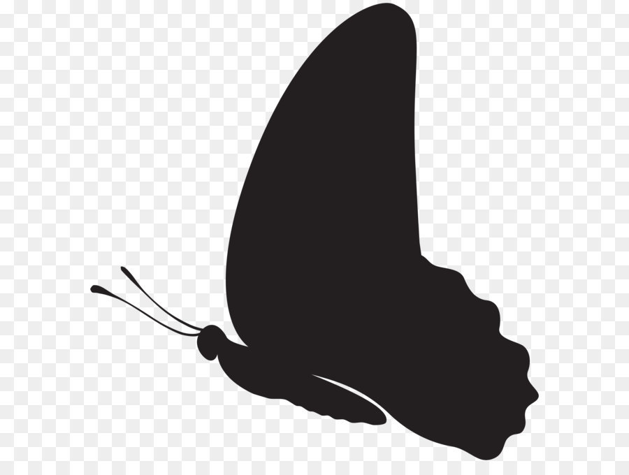 Black and white Design Silhouette Pattern - Butterfly Silhouette Clip Art PNG Image png download - 7845*8000 - Free Transparent Silhouette png Download.