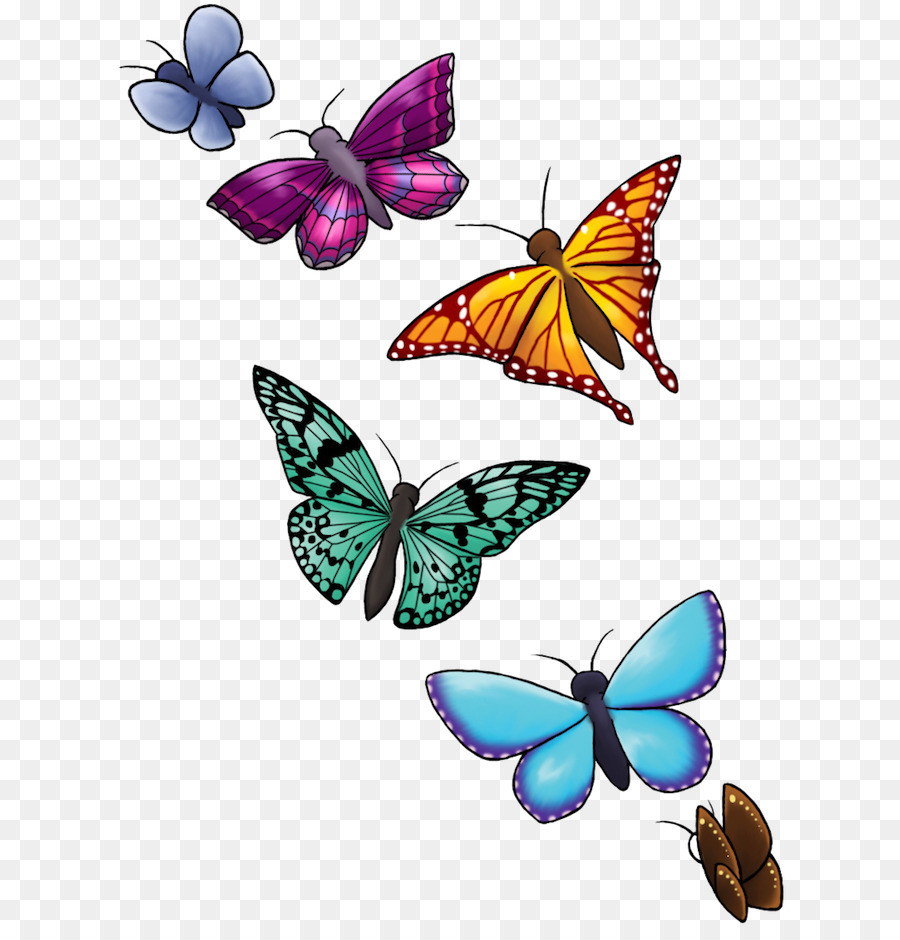 Butterfly Tattoo Drawing Painting - butterfly png download - 700*938 - Free Transparent Butterfly png Download.
