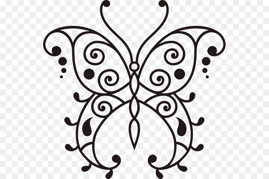 Sketch Tattoo Line art Photography Clip art - butterfly tattoo png download - 611*600 - Free Transparent Tattoo png Download.