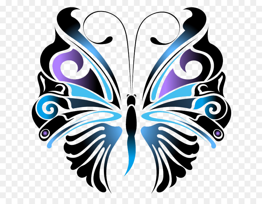 Butterfly Tattoo Stencil Drawing - Fantasy wizard png download - 700*700 - Free Transparent Butterfly png Download.