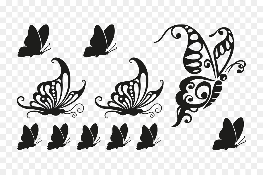 Brush-footed butterflies Tattoo Butterfly Insect Wall decal - butterfly png download - 800*600 - Free Transparent Brushfooted Butterflies png Download.