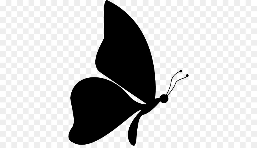 Butterfly Insect Silhouette Clip art - side vector png download - 512*512 - Free Transparent Butterfly png Download.