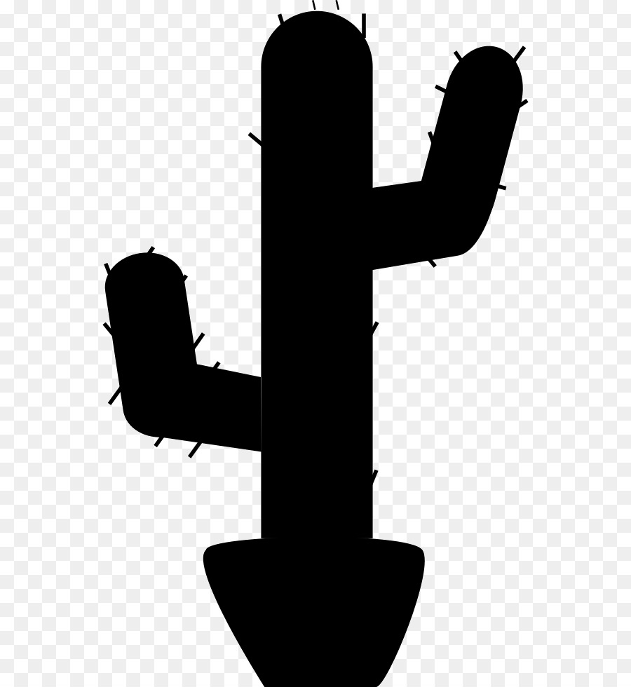Clip art Cactus Computer Icons Portable Network Graphics Scalable Vector Graphics - Black cactus png download - 608*980 - Free Transparent Cactus png Download.