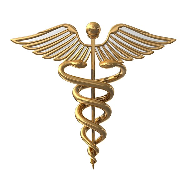 Staff of Hermes Caduceus as a symbol of medicine Rod of Asclepius Stock ...