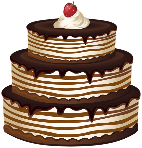 Delicious chocolate cake on transparent background PNG - Similar PNG