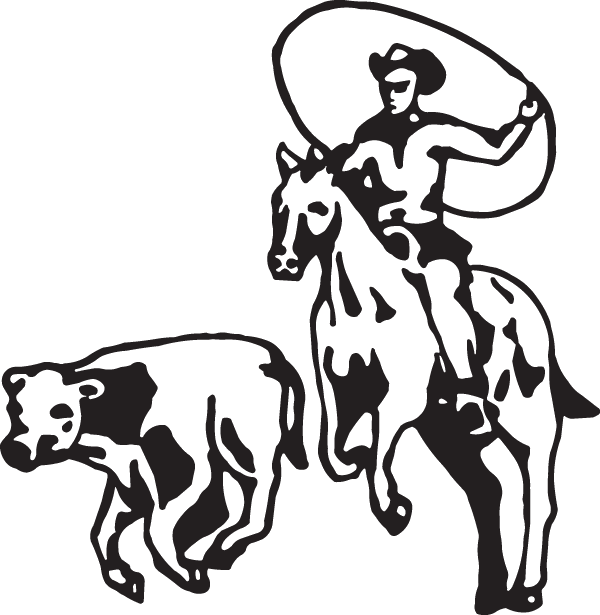 Calf roping Cattle Team roping Decal Sticker - calf roping png download ...