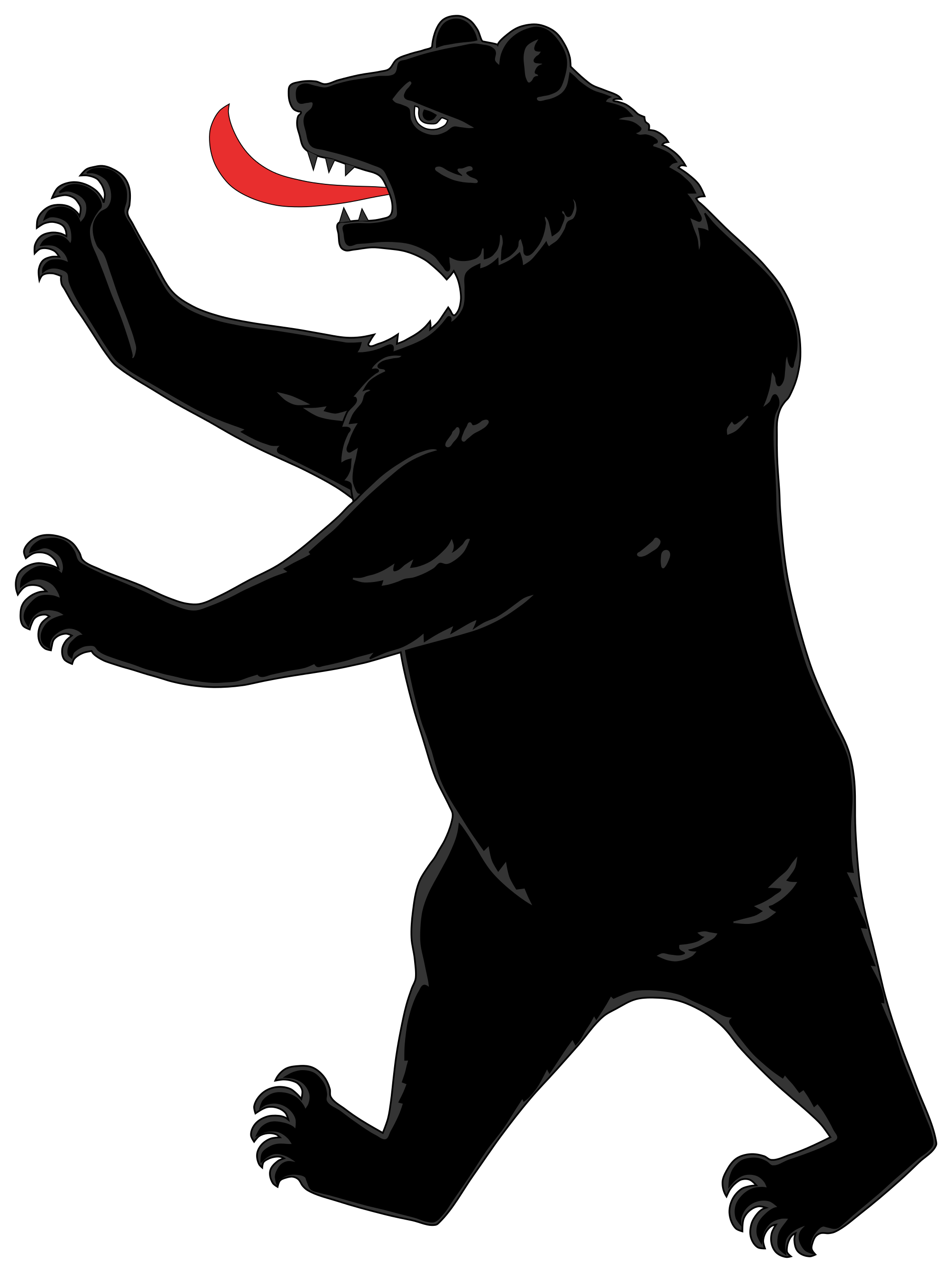 Bear in heraldry Grizzly bear Clip art California - bear png download