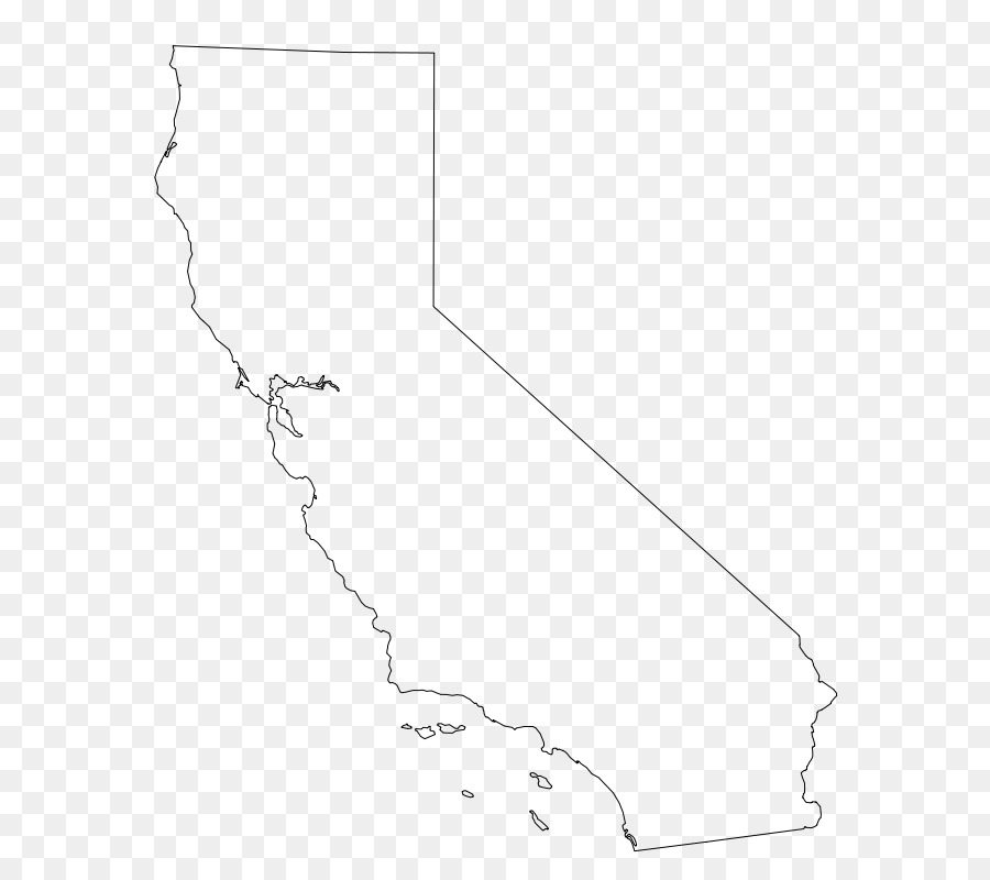 Free California Outline Transparent, Download Free California Outline ...