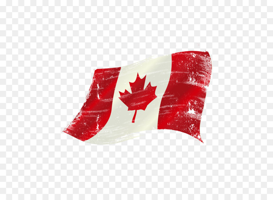 Flag of Canada Illustration - Watercolor Canadian flag vector material png download - 1000*1000 - Free Transparent Canada png Download.