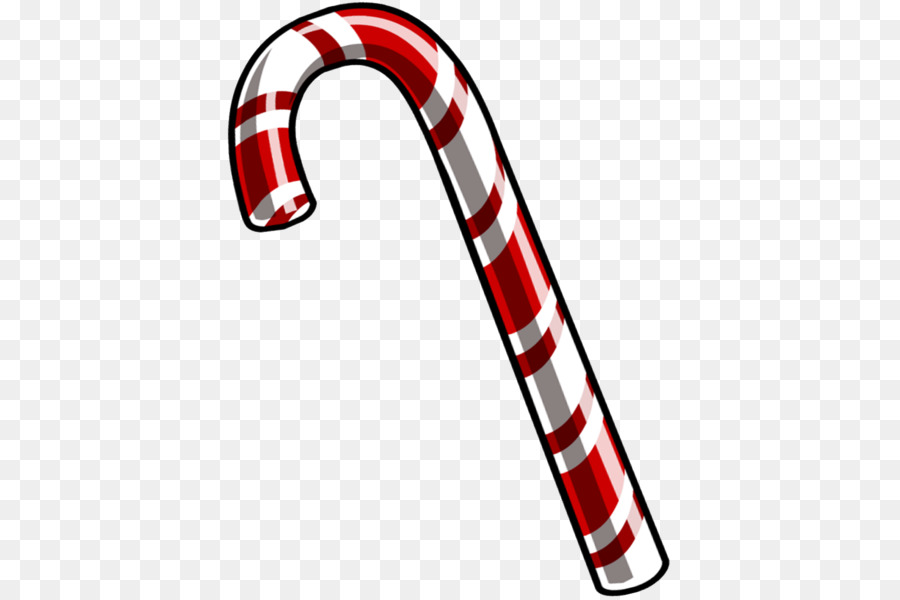 Club Penguin Candy cane Christmas - Candy Cane Transparent PNG png download - 449*599 - Free Transparent Club Penguin png Download.