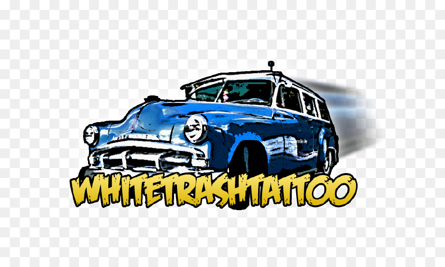 White Trash Tattoo Vintage car Compact car Mid-size car - car png download - 660*525 - Free Transparent Car png Download.